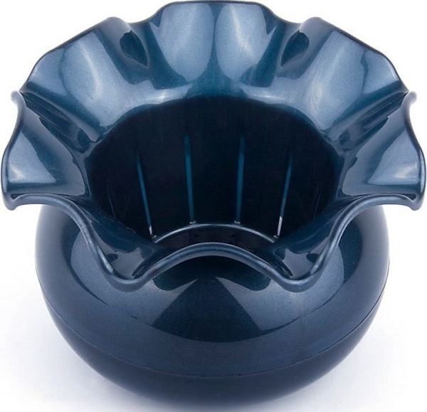 Горшок Аленький цветочек 0,3 л ПИ-20-3ТХ синий