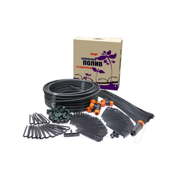 Капельный полив Жук от водопровода на 60 растений