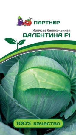 Семена Капуста белокочанная ВАЛЕНТИНА F1 0.2 гр Партнер, 2 шт