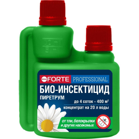 Bona Forte Био-инсектицид Пиретрум натуральный от насекомых, флакон 100 мл