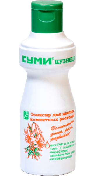 Удобрение Гуми-20 Цветы для цветов и комнатных растений 125 мл