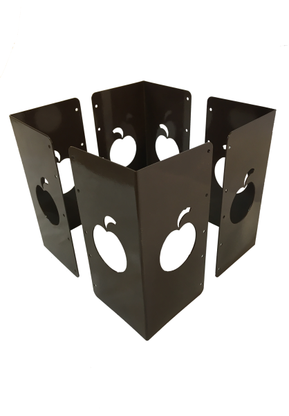 Уголок для грядки высокий 25 см Яблоко коричневый комплект из 4 шт МС-Про