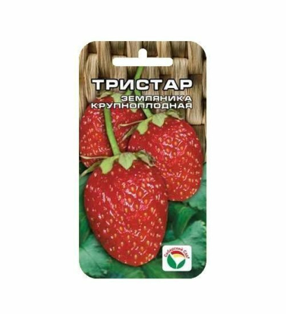 Семена Клубника Тристар 10 шт Сибирский сад, 2 шт