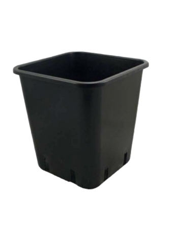 Горшок для рассады 1,6 л 13х13х13 см черный, 20 шт
