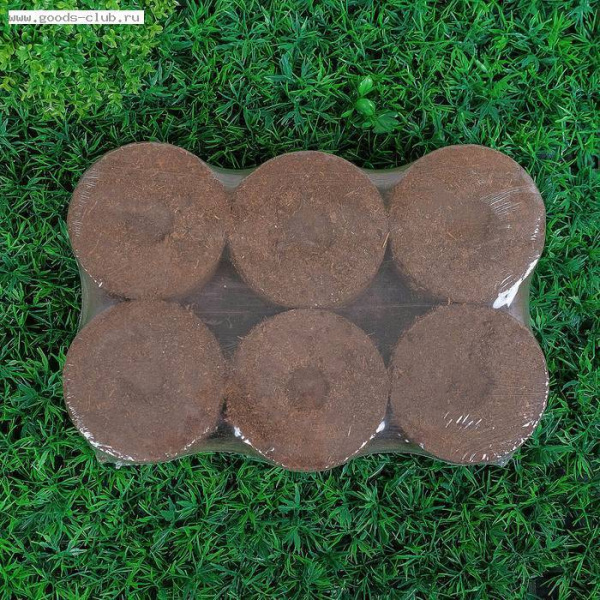 Торфяные таблетки 6 шт Торфолин-А 0,8 л Торфяные таблетки 6 шт Торфолин-А 0,8 л