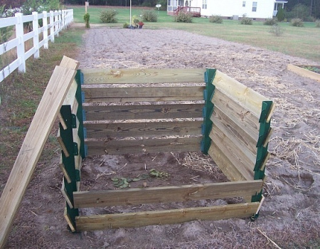 Комплект из 4 кронштейнов для сборки Компостера коричневый МС-Про