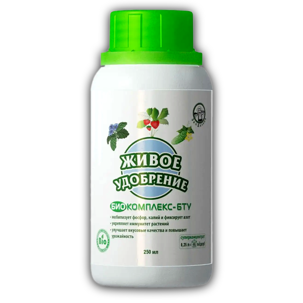 Биопрепарат Биокомплекс-БТУ универсальное живое удобрение ЭкоДачник 0,25 л