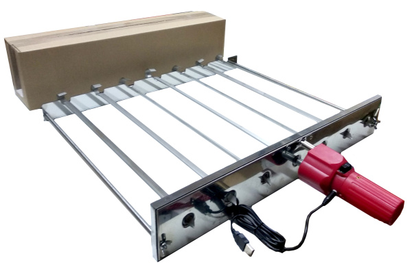 Шампура автоматические вращающиеся ШС-7 5В от USB в коробке