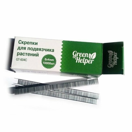 Скрепки для подвязчика Тапенера 6x4, 3 уп по 10000 шт