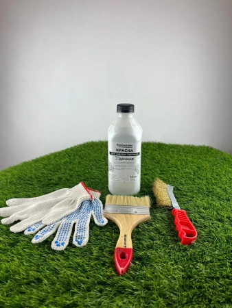 Набор для окрашивания деревьев: перчатки, краска 1,5, кисть и щетка