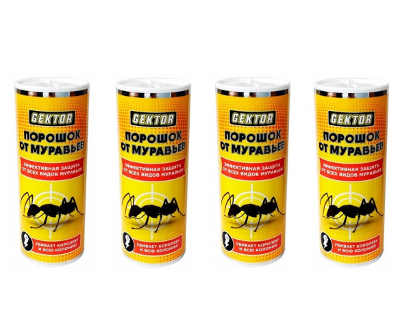 GEKTOR порошок от муравьев 300 гр, 4 шт