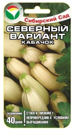 Семена Кабачок Северный вариант 5 шт Сибирский сад