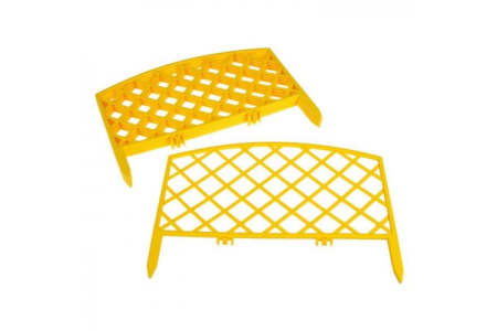 Забор декоративный ROMANIKA №1 295 см 7 шт желтый