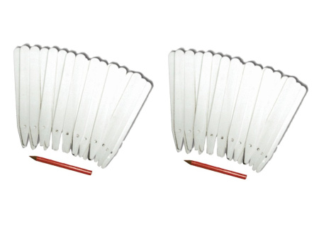 Набор ярлыков длина 15,2 см с карандашом, 2 уп по 25 шт