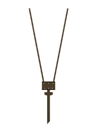 Подвижная шпалера для малины Веер Коричневая комплект из 2 шт PEKGDSM МС-Про