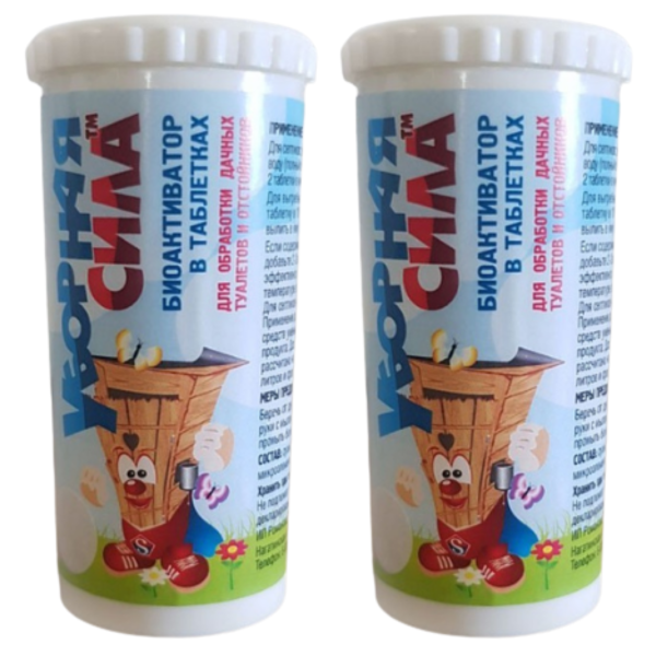 Уборная сила универсальные таблетки в тубе 7шт х 5 гр 2 уп