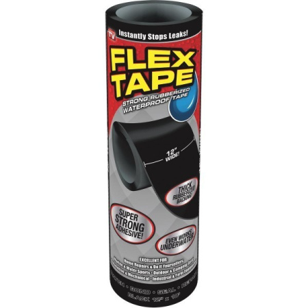 Сверхсильная клейкая лента Флекс Тайп Flex Tape 152 см*20 см черная