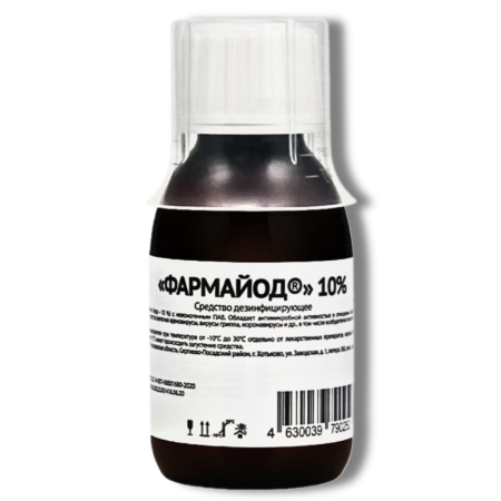 Фармайод 100 г для снижения вредной микрофлоры в почве