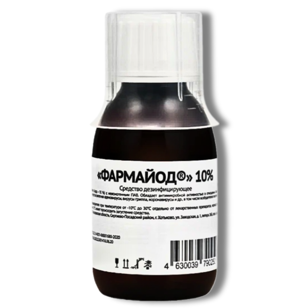 Фармайод 100 г для снижения вредной микрофлоры в почве