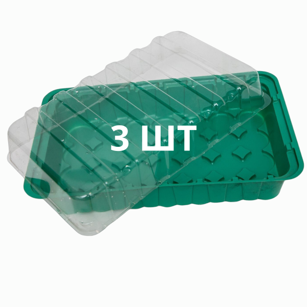 Минипарник под торфяные таблетки 41-44 мм 28 ячеек 3 шт Минипарник под торфяные таблетки 41-44 мм 28 ячеек 3 шт