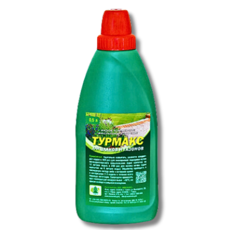ТурМакс натуральное удобрение для газонов и злаков 500 мл Микобакс