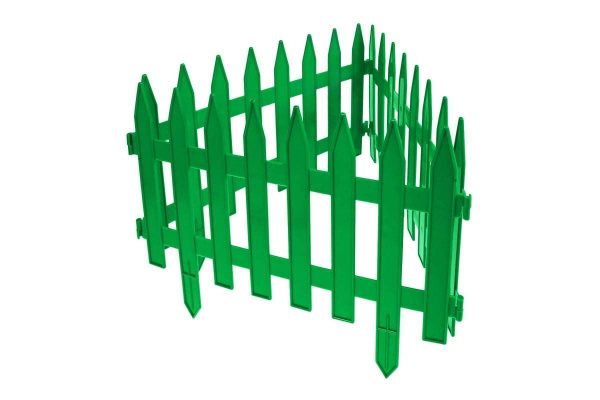 Забор декоративный GOTIKA №3 310 см 7 шт зеленый Забор декоративный GOTIKA №3 310 см 7 шт зеленый