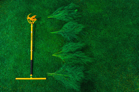 Ручной садовый супер Бур Торнадика (Торнадо) + грипсы (1 пара)