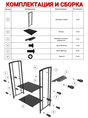 Дровница металлическая Голландка с каминным набором Бронза МС-Про