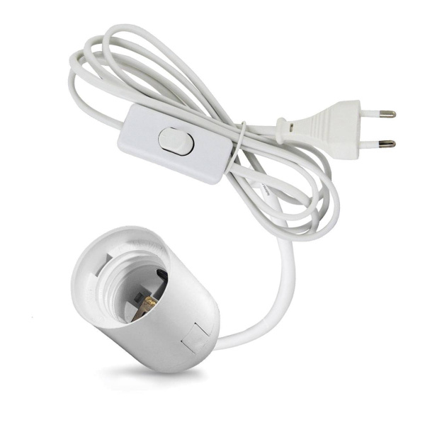 Патрон Е27 с проводом для фитолампы х1 Патрон Е27 с проводом для фитолампы х1