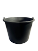 Горшок ЗД30Ц 12,0 л 31х23 см без отверстий, черный, литьё