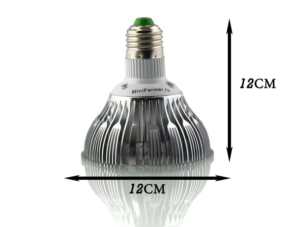 Фитолампа светодиодная Е27 25W Фулл Комфорт 4000K+660nm