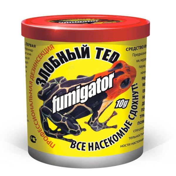 Аквафумигатор Злобный ТЭД от всех летающих и ползающих вредителей 10 г
