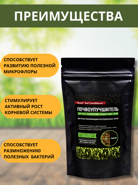 Почвоулучшитель Reasil для восстановления плодородия почв 1 кг