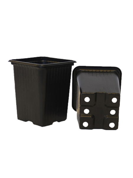 Горшок для рассады 290 мл 7х7х8 см черный, форм Горшок для рассады 290 мл 7х7х8 см черный, форм