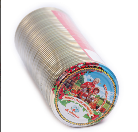 Крышка СКО-82 Москвичка металлическая лакированная d-82 50 шт