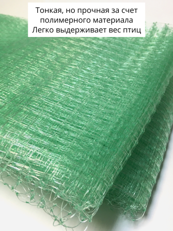Сетка от птиц 2х10 м 8х8 мм