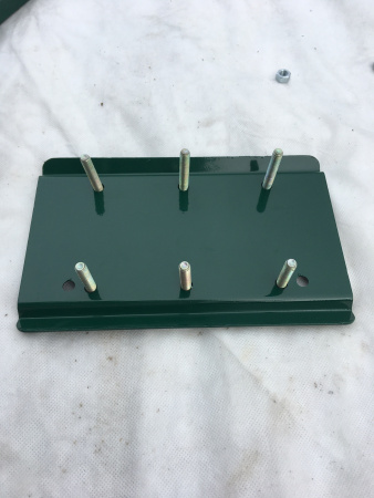 Подвижная шпалера для малины Веер Зеленая комплект из 2 шт PEKGDSM МС-Про