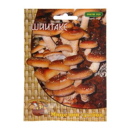 Мицелий грибов Шиитаке на деревянных палочках 12 шт
