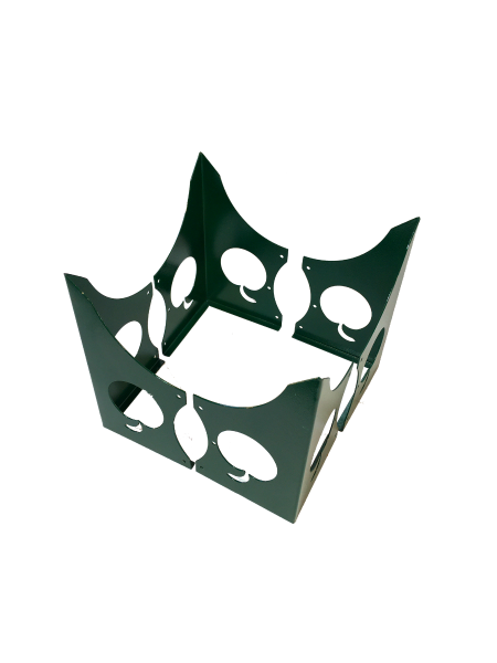 Уголок для грядки Яблоко конус зеленый комплект из 4 шт МС-Про