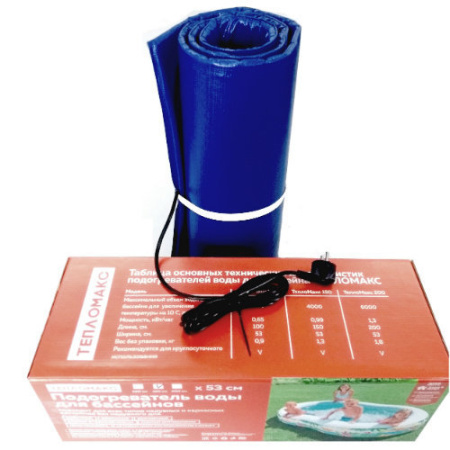 Электроподогреватель для бассейна ТеплоМакс 150х53