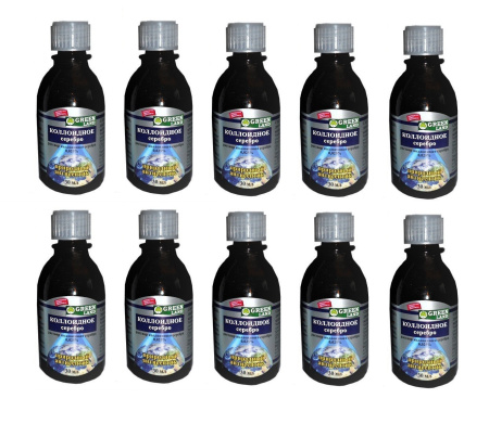 Коллоидное серебро, 10 шт по 30 мл