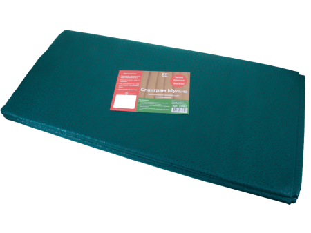 Укрывной материал с УФ Спанграм малахитовый 100 г/м2, 1,6 х 12 м