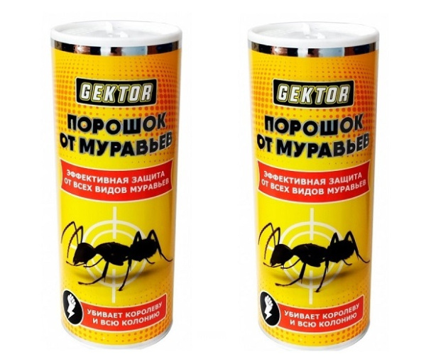 GEKTOR порошок от муравьев 300 гр, 2 шт
