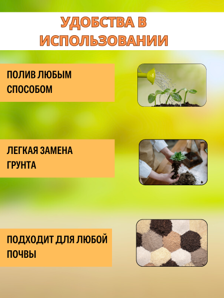 Текстильный горшок Здоровый корень без ручек черный 1 л по 3 шт Благодатное земледелие