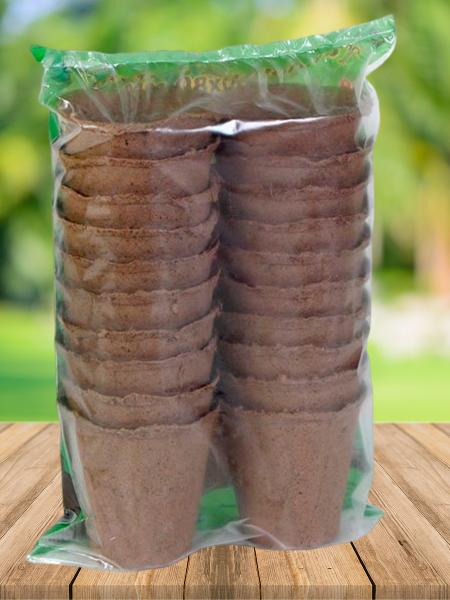 Торфяные горшочки 100*110 20 шт в упаковке Торфяные горшочки 100*110 20 шт в упаковке