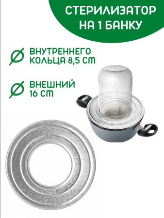 Стерилизатор на 1 банку и на 3 банки, 2 шт