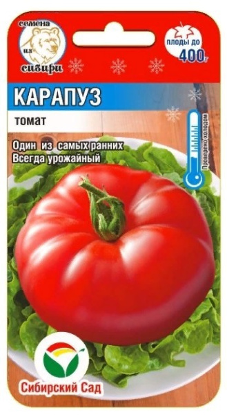 Семена Томат Карапуз 20 шт Сибирский сад