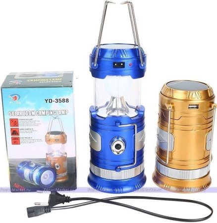 Светильник USB на солнечной батарее YD-3588