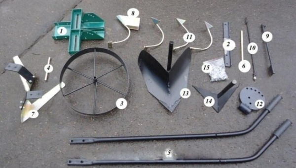 Культиватор универсальный 5 в 1 Землероб