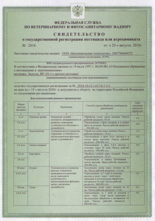 Стимулятор роста растений Экогель Дачный 250 мл